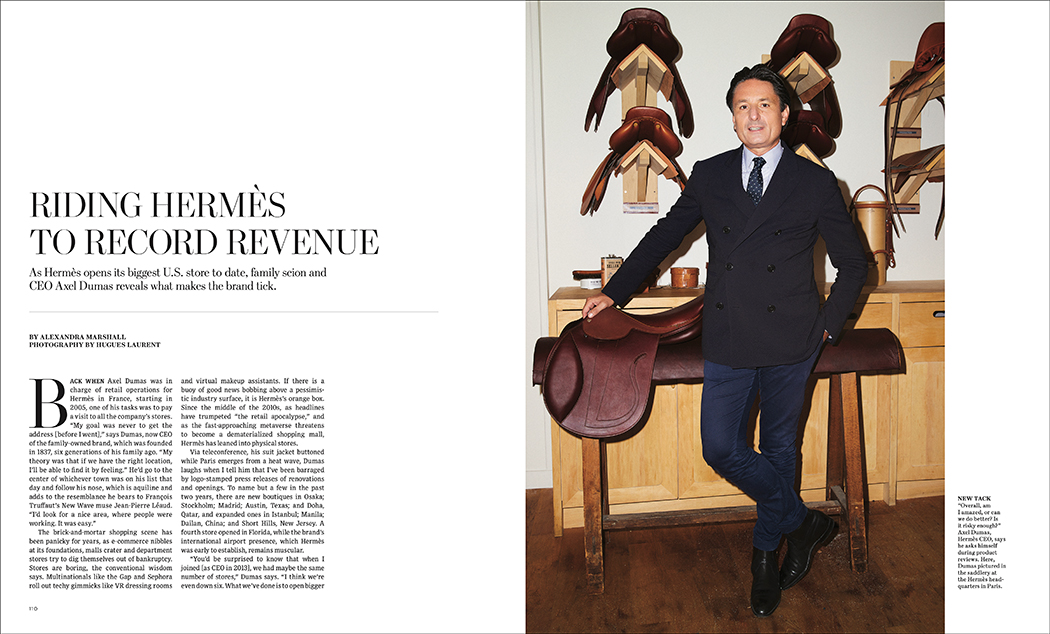 WSJ Magazine – Axel Dumas, Hermès
